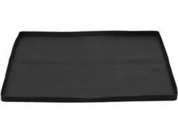 Tapete Para Mini Geladeira Bestonzon Preto Com Borda Elevada, Leve E Portátil, Feito De Silicone, Proteção Contra