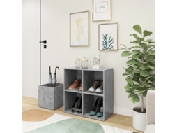 Vidaxl Sapateira De Corredor 105x35,5x70 Derivados De Madeira Cinzento