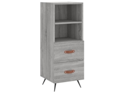 Aparador MAISON EXCLUSIVE Derivados de Madeira Sonoma Cinzento (34,5x34x90 cm)