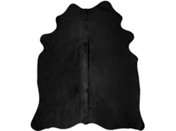 Rug, Rugs Vidaxl Preto Couro (150 X 170 Cm)