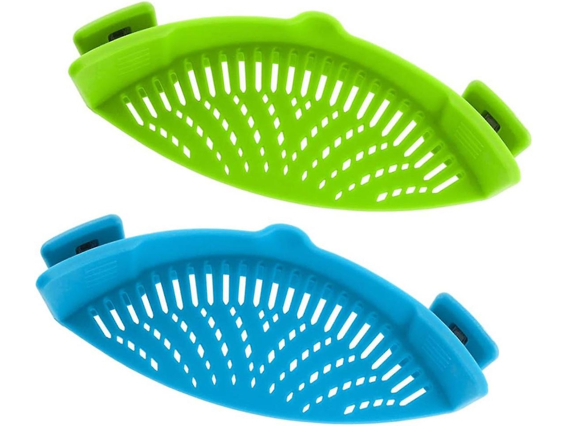 2 Colheres de Sopa Clip on Resistentes Ao Calor com Bico para Macarrão e Legumes