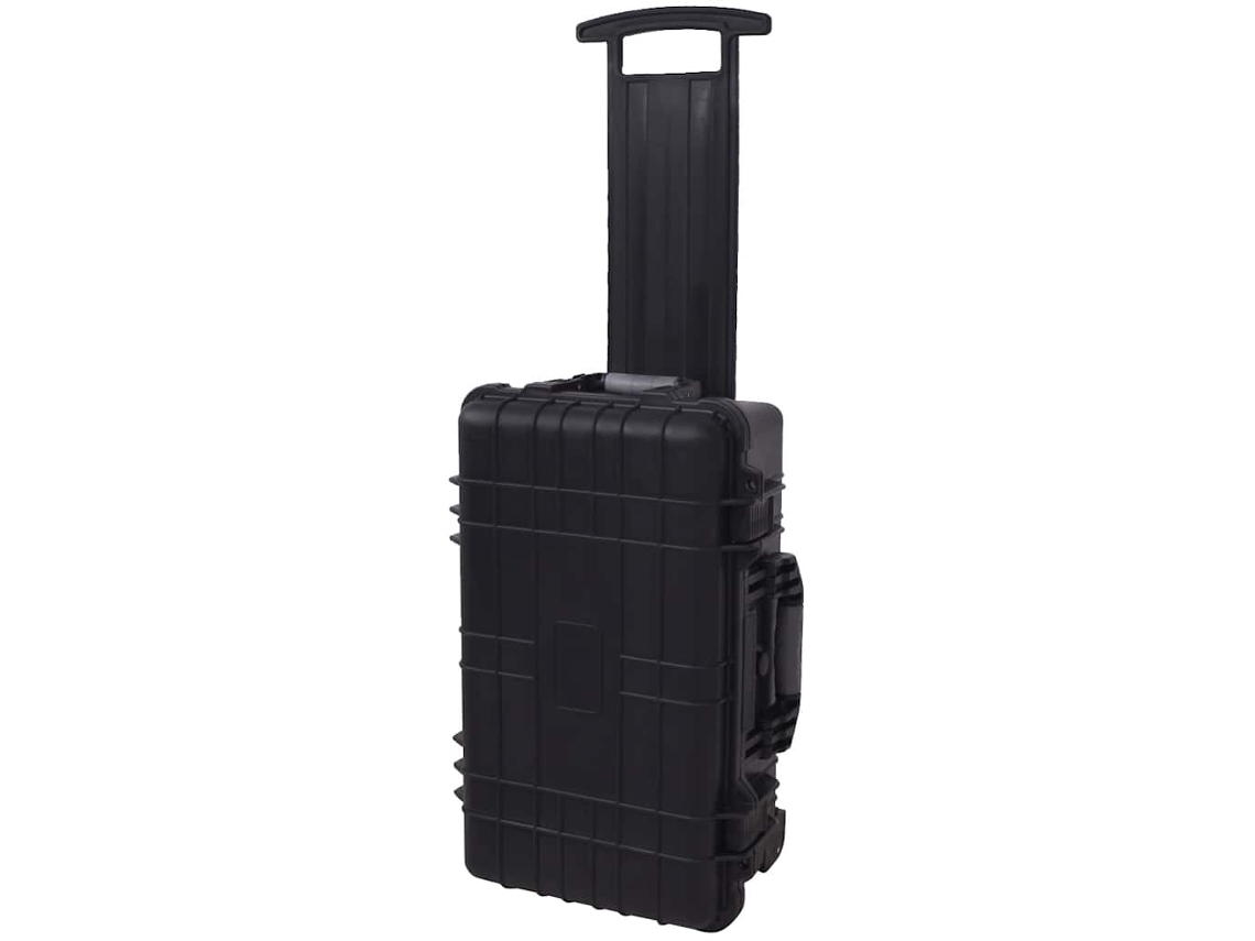 Vidaxl Mala De Ferramentas/equipamentos Com Rodas E Espuma No Interior