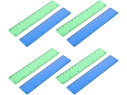 Conjunto De 20 Réguas Retas Pvc Kichvoe Para Estudantes, Duráveis E Precisas, Ideais Para Desenho E Decoração Escolar De