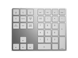 Teclado Numérico Sem Fio De 34 Teclas Com Carregamento Usb E Bluetooth. Teclado Sem Fio Ultrafino. Everley891
