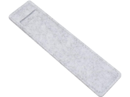 Estojo prático para lápis, bolsa de feltro com furo para guardar lápis, capa protetora pequena, capa com detalhes.