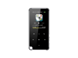 MP3 YIZHOOD M25  (64G)Bluetooth Touch 1.8inch Color Screen Suporte TF Card / Fm Rádio / Gravador de Voz Lossless HIFI preto