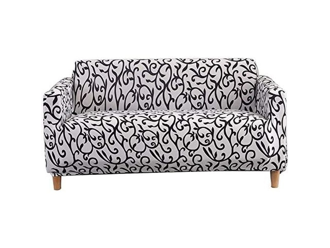 Funda Elástica Para Sofá Tela Spandex Universal 1/2/3/4 Asientos Lavable Protetor Decorativo Salón