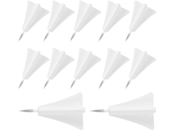 Tachinhas de Metal em Formato Avião Branco de Kichouse para Cortiça Quadros, Acessório Ornamental e Funcional para Fixar
