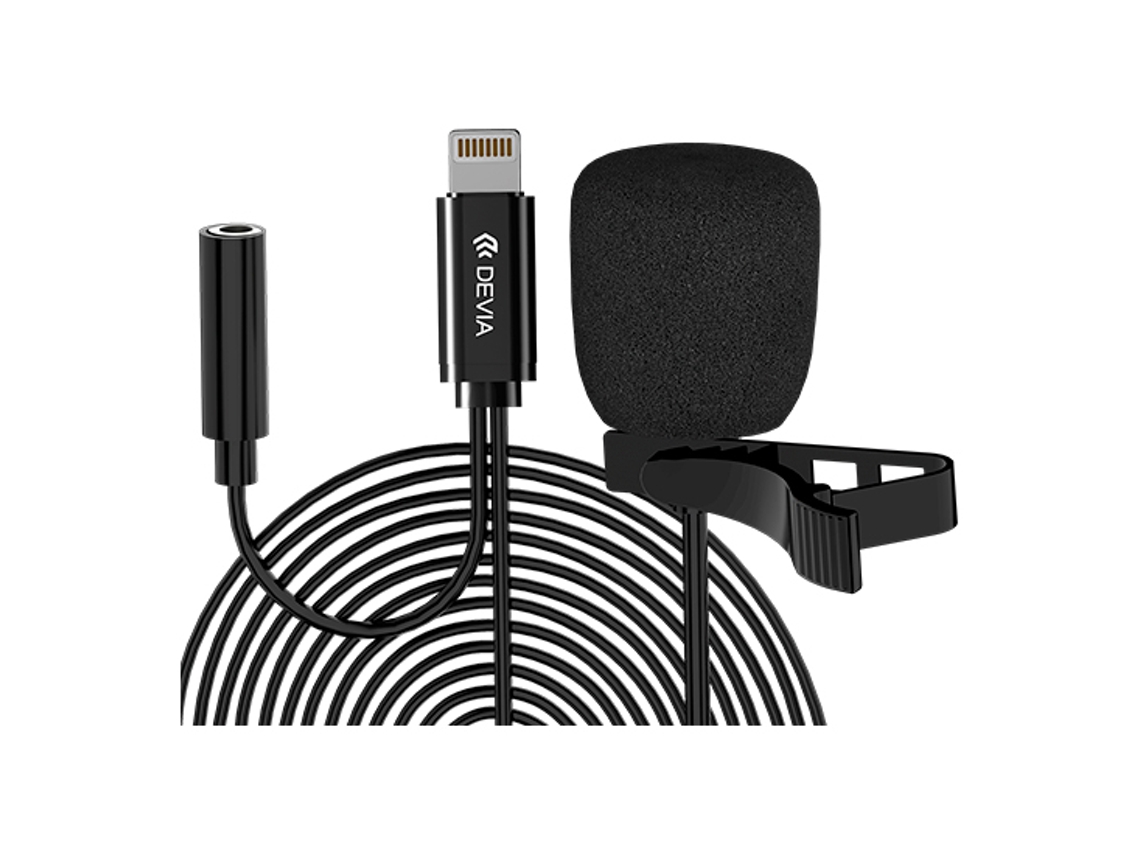 Microfone Smart Series DEVIA P/ Smartphone Lightning Preto