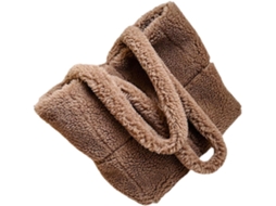 Bolsa De Tecido Felpudo, Bolsa De Pelúcia Macia, Bolsa De Ombro Grande, Para
