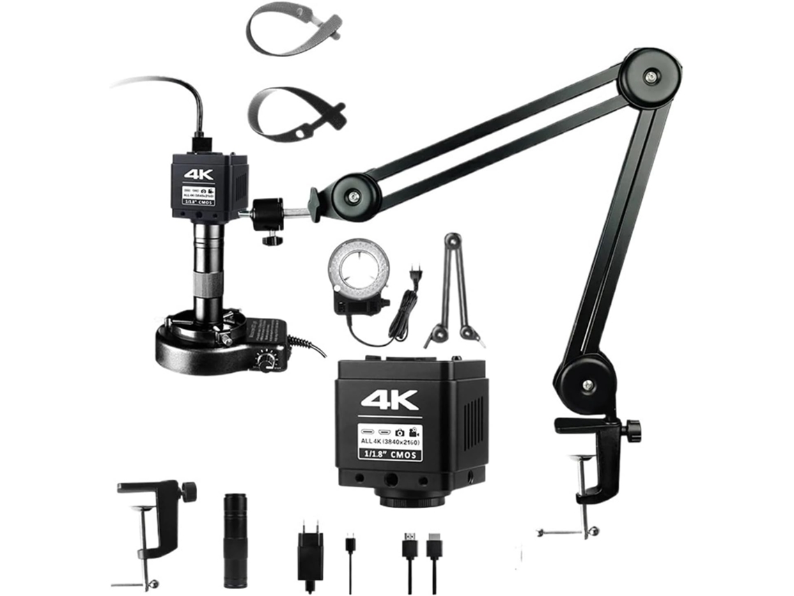 Microscópio Digital 4K 48MP com Câmera para Reparo de PCB SFUSHOS