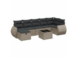 Garden Sofa Set, Garden Sofa Sets Vidaxl Cinzeto Rattan / Vime (n/a)