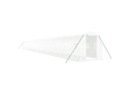 Estufa VIDAXL Branco Polietileno (48 m² 24x2x2 m )