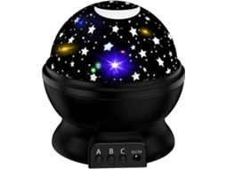 Luz Noturna Infantil Com Projetor De Estrelas Aquaforge