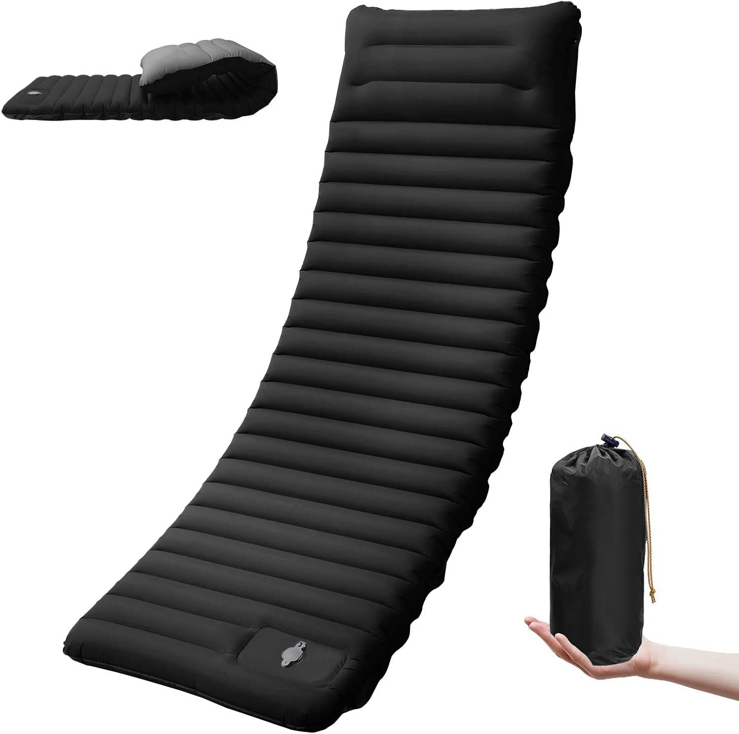 Colchonete De Dormir Grosso De 10 Cm (4 Polegadas) Para Camping, Trilhas, Pesca E Outras Atividades Ao Ar Livre.