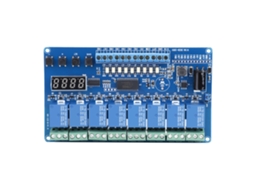Módulo De Interface De Relé Com Atraso De Tempo Multifuncional 8 Canais 8-36v Com Optoacoplador Led