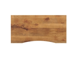 Desk Top, Desk Tops Vidaxl Marrom Madeira De Mangueira