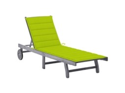 Sunlounger, Sunloungers Vidaxl Cinzeto Madeira De Acácia (200 X 63 X 85 Cm)