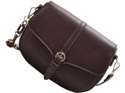 Bolsa De Ombro Feminina Moderna, Estilo Designer, Ajustável, Leve E Compacta Em Poliuretano.