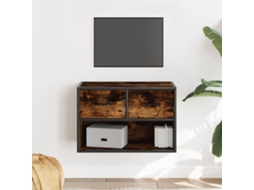 Vidaxl Móvel P/ Tv 60x31x39,5 Cm Deriv. Madeira/metal Carvalho Fumado