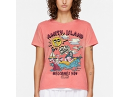 Rockinstone Jaws Movie Helpshark Heather Coral Silk Adult T-shirt Size:xxxl
