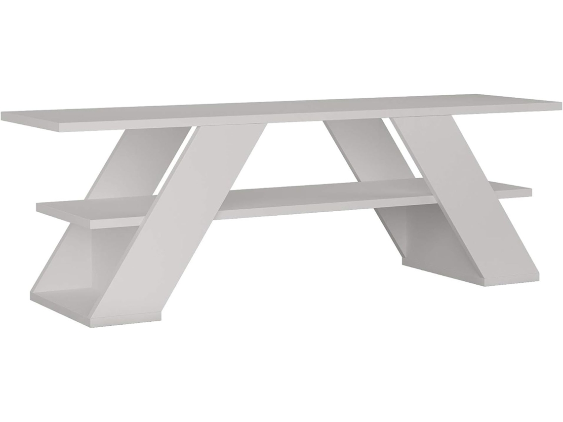 Mesa de Tv 40X120X34 Branca VENPRODIN