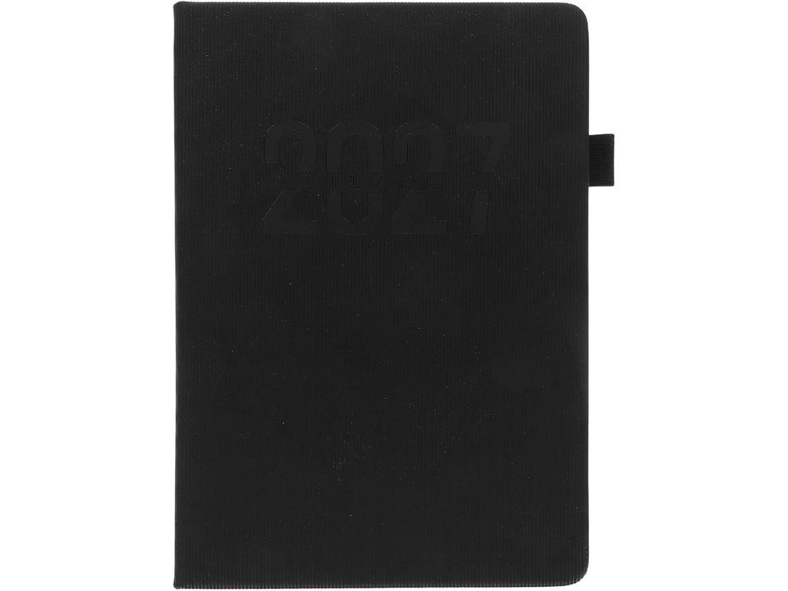 Agenda Diária E Semanal, Acadêmica 2027, Mensal Para Estudantes E Profissionais, Formato A5, Preta