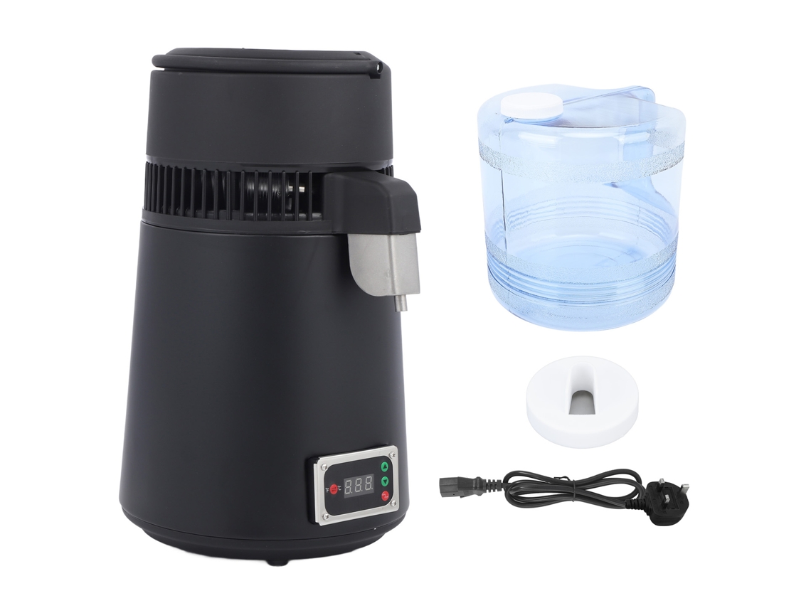 Laxiscreed Máquina De Água Destilada 4l Em Aço Inox Com Desligamento Automático