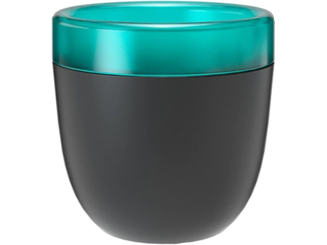 Conjunto de 2 vasos de plástico autoirrigáveis para cactos, bonsai e suculentas, pretos.