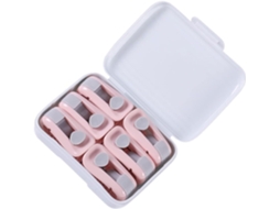 Conjunto De 6 Prendedores Lençol Sem Agulha Ounona, Em Abs, Para Colchões, Antiderrapantes, Com Design Compacto E Função