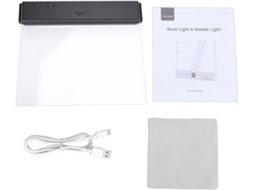 Luminária De Leitura Led Marhynchus Página Inteira Com 3 Modos Cor, Ajuste Contínuo De Intensidade, Temporizador De 1a