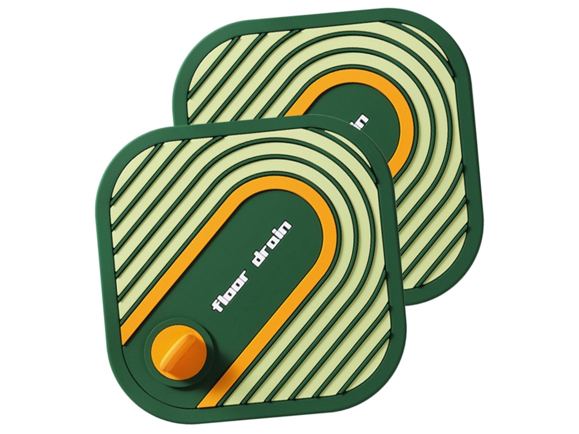 Conjunto de 2 Tampas de Silicone anti odor com sifão para ralo e pia CHABERLU