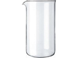 Recipiente De Vidro De Substituição Para Jarra De Pressão, 8 Xícaras, Transparente, 1 L 9,6 Cm De Diâmetro, A 18 Cm Brilvibera (fmy)