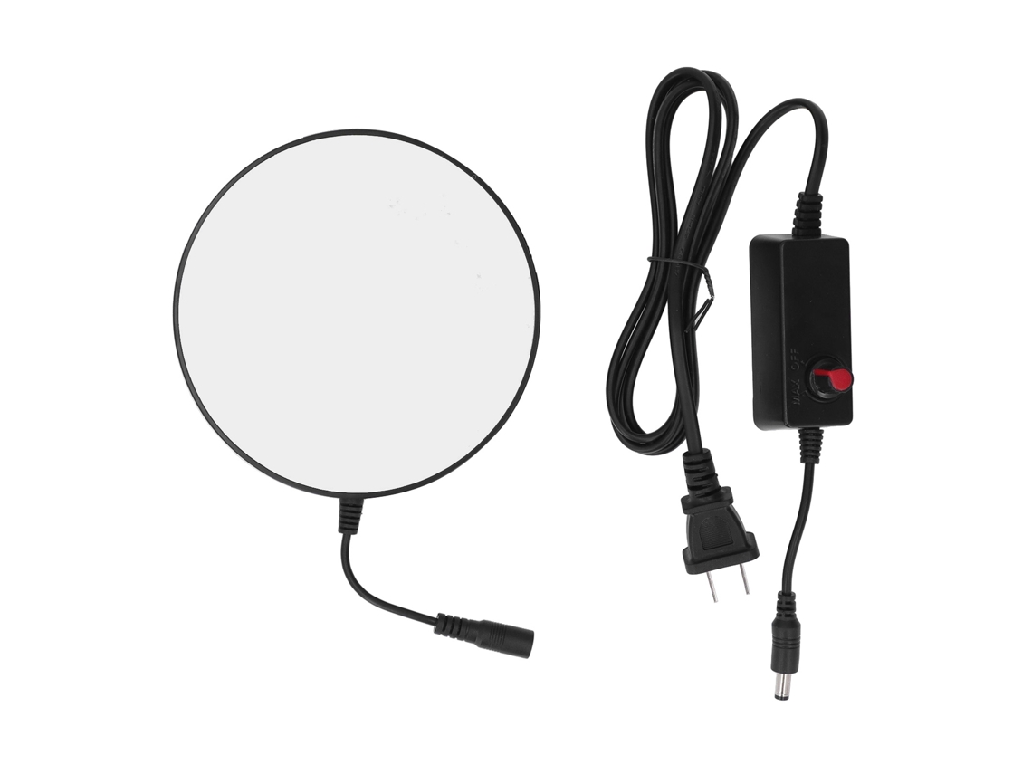 Luz Anel Led Ajustável Alto Brilho Lâmpada Para Microscópio Laboratório Abs
