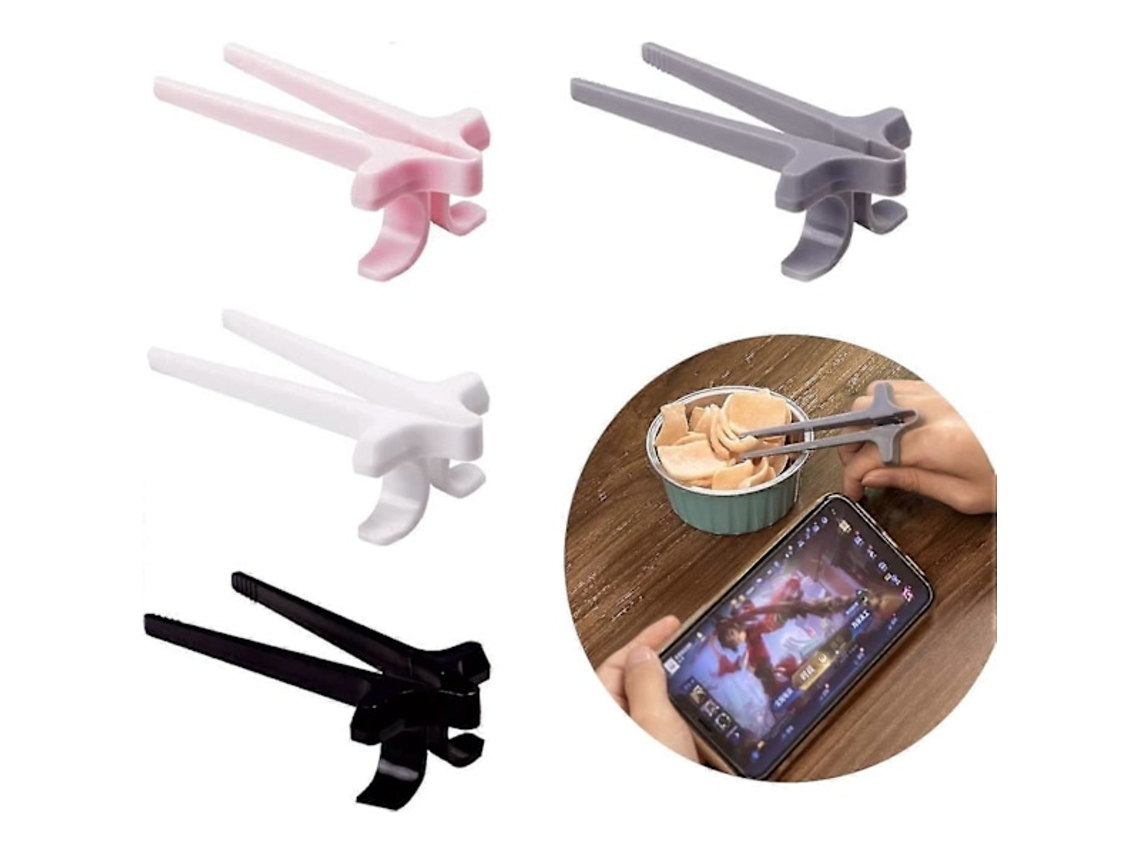 Conjunto De 4 Hashis Para Petiscos Gamers, Clips Para Batatas Fritas, Acessórios Extras Para Jogos E Controles