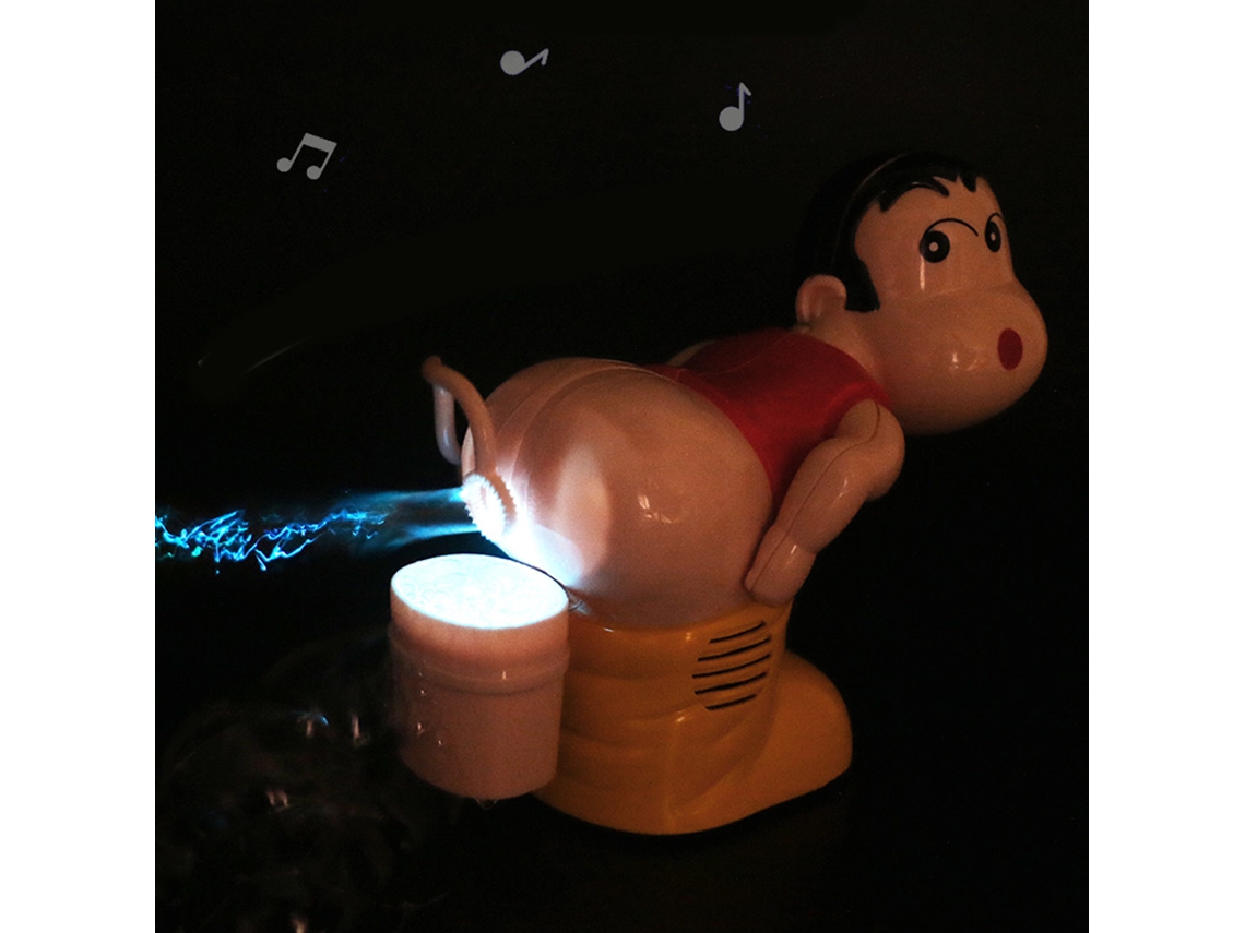 Primerox máquina de Bolhas Elétrica Infantil com Luz e Música Cartoon para Crianças 3+