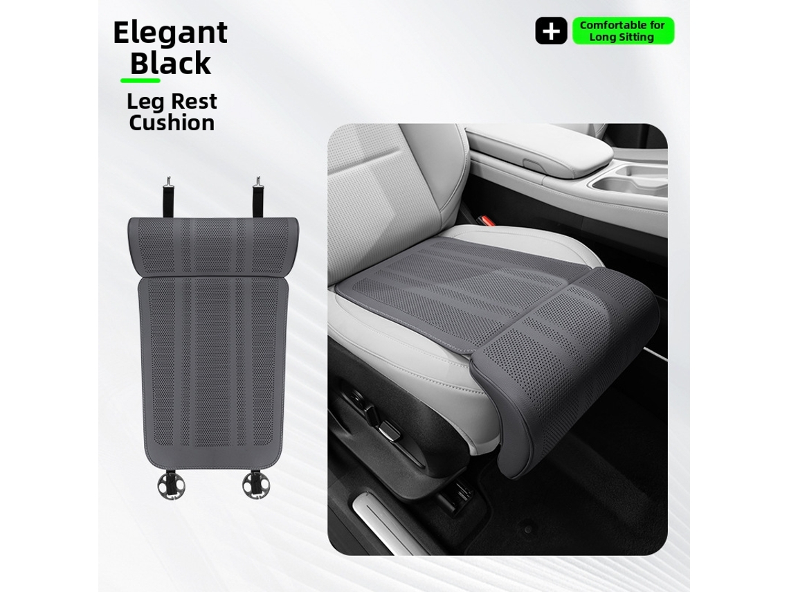 Almofada Universal para Assento de Carro HENTEN HOME Inclui Suporte para as Pernas, Respirável Preto
