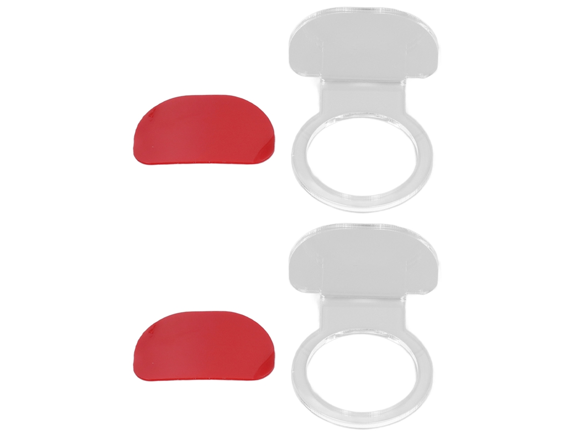 Suporte para Bola de Acrílico 2pcs Estável e Durável para Tênis Softbol Beisebol Transparente