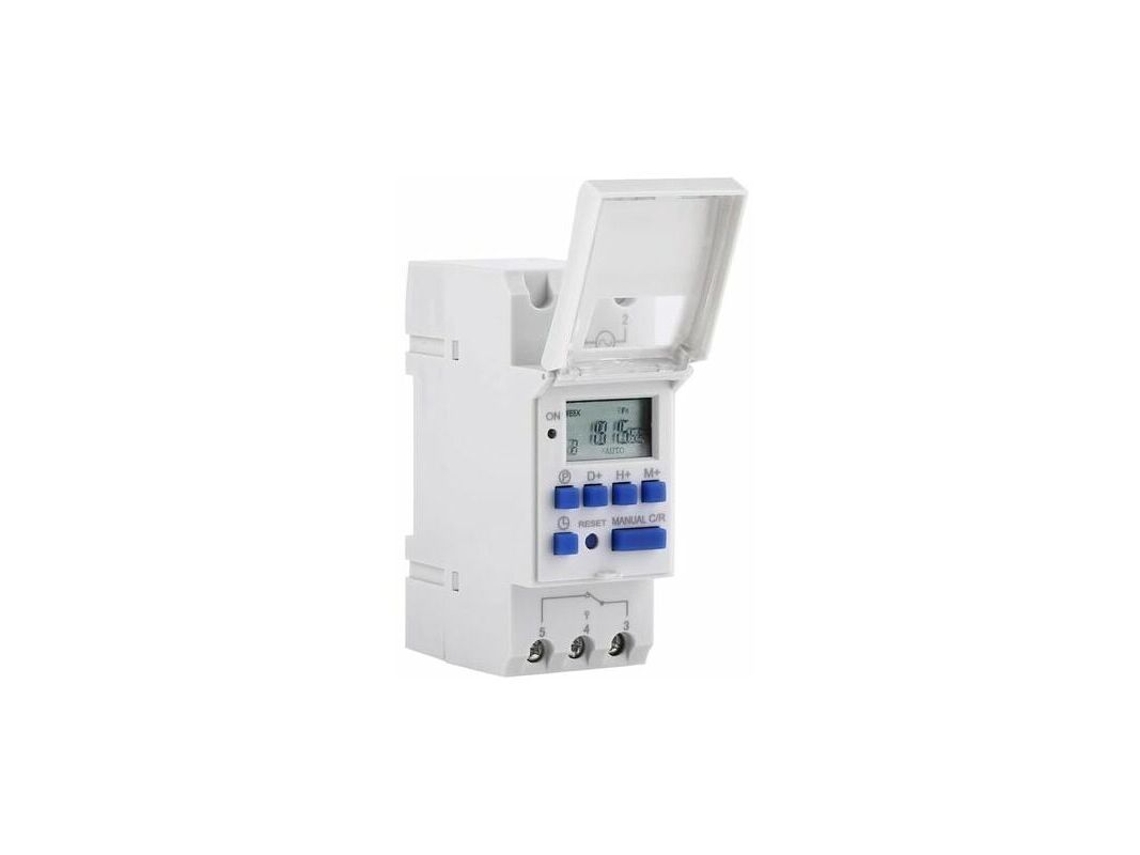 Temporizador LCD Semanal para Programação Elétrica AQUAFORGE