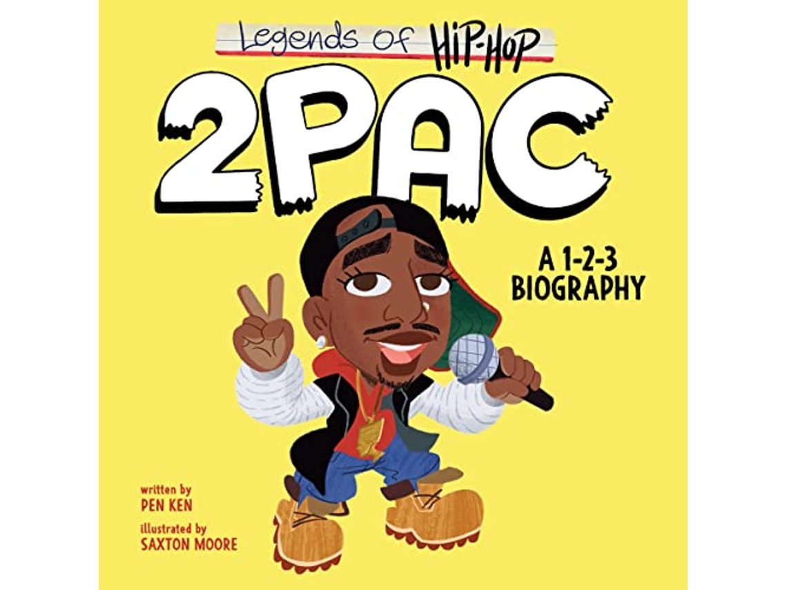 Livro Legends of HipHop 2Pac de Pen Ken (Inglês - Capa Dura)