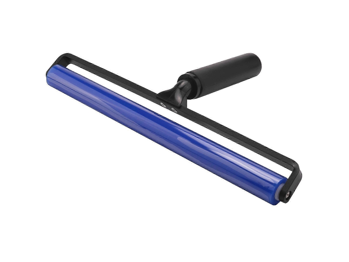 Rolo Raspador Adesivo De Silicone Macio 30 Cm Largura Com Roda Antiestática
