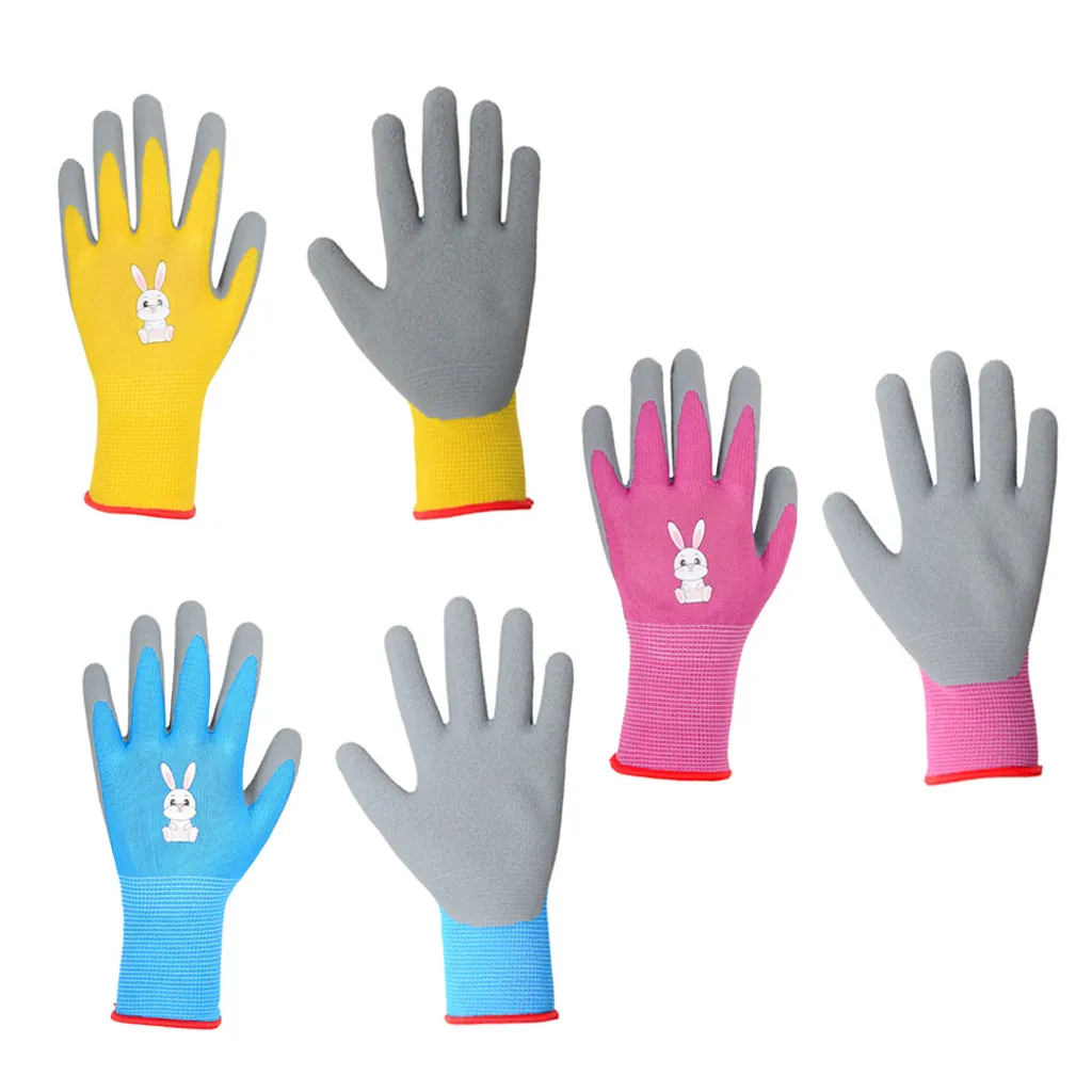 Luvas De Trabalho Infantis, Luvas De Proteção, Luvas De Jardinagem Para Crianças.
