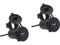 2 Peças de Extensão Usb com Plugue Fêmea À Prova D'água para Carregador, Painel de Motor e Reforma. SFUSHOS