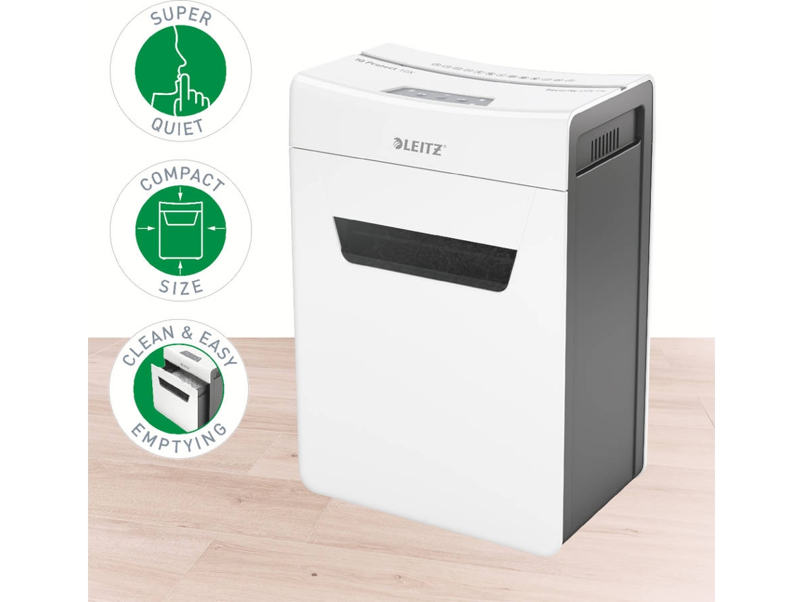Leitz IQ Protect Premium Paper Shredder 10X P4 - View #5