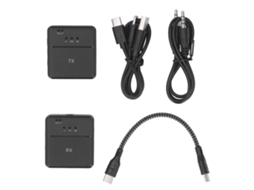 Lurelia Microfone Lavalier Sem Fio Ruído Cancelamento Abs Clip On Com Plástico