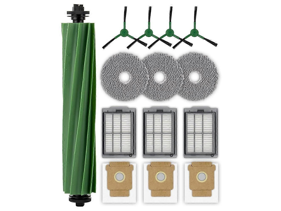 Replacement Parts For Plus 505 Combo Robot/plus 405 Combo Robot Vacuum, Roller Brush,dust Bags,mop
