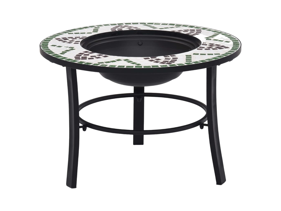 Braseira VIDAXL Verde Cerâmica (68 cm)