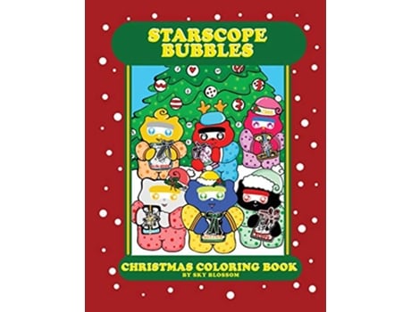 Livro Starscope BubblesChristmas Coloring Book de Kaysone Sky Blossom (Inglês)