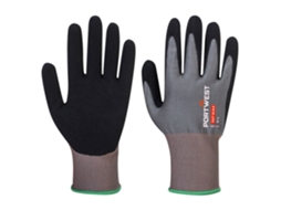 Luva De Nitrilo Ct Cut D18 – Proteção E Conforto Superiores Cinza Preto / Xs