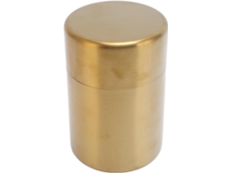 Pote De Chá Dourado Sixrun Em Aço Inoxidável 304com Tampa Hermética Para Armazenar Farinha Arroz, Açúcar E Café Pequeno